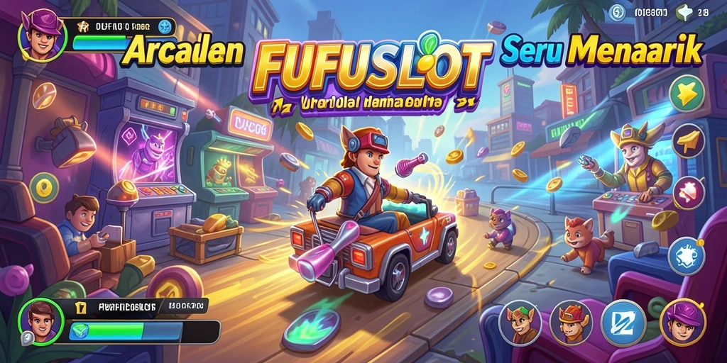 Screenshot FUFUSLOT menampilkan aksi gameplay Arcade yang dinamis dan seru.