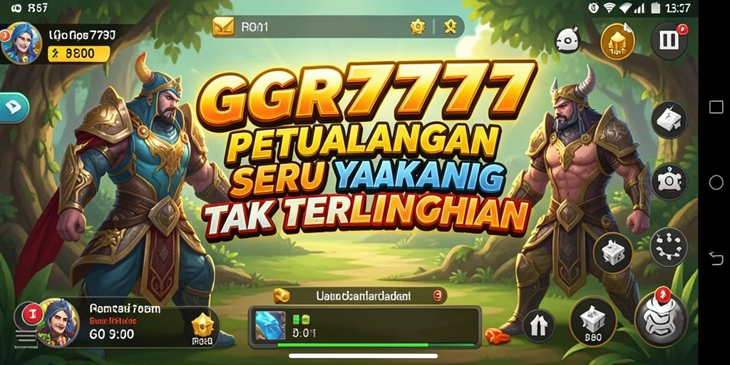Tangkapan layar gameplay GGR7777 yang menunjukkan aksi petualangan seru.