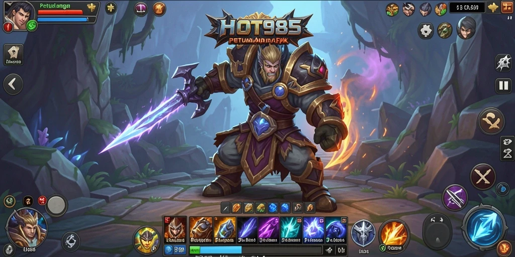 Tangkapan layar menampilkan pertempuran seru dalam <strong>HOT985</strong> dengan karakter yang memukau.